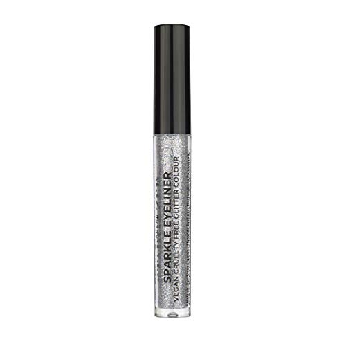 Stargazer Flüssiger Eyeliner, vegan, schnell trocknend, mit extrem feiner Spitze, Farbe Silber von Stargazer