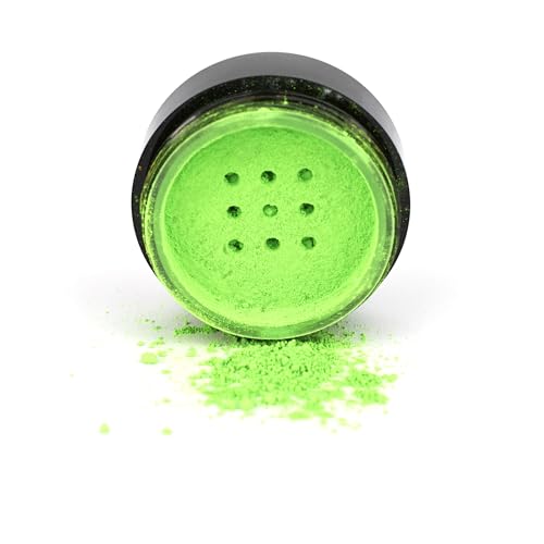 Stargazer Lidschatten, vegane und parabenfreie Formel, die unter UV-Licht leuchtet, Neongrün von Stargazer