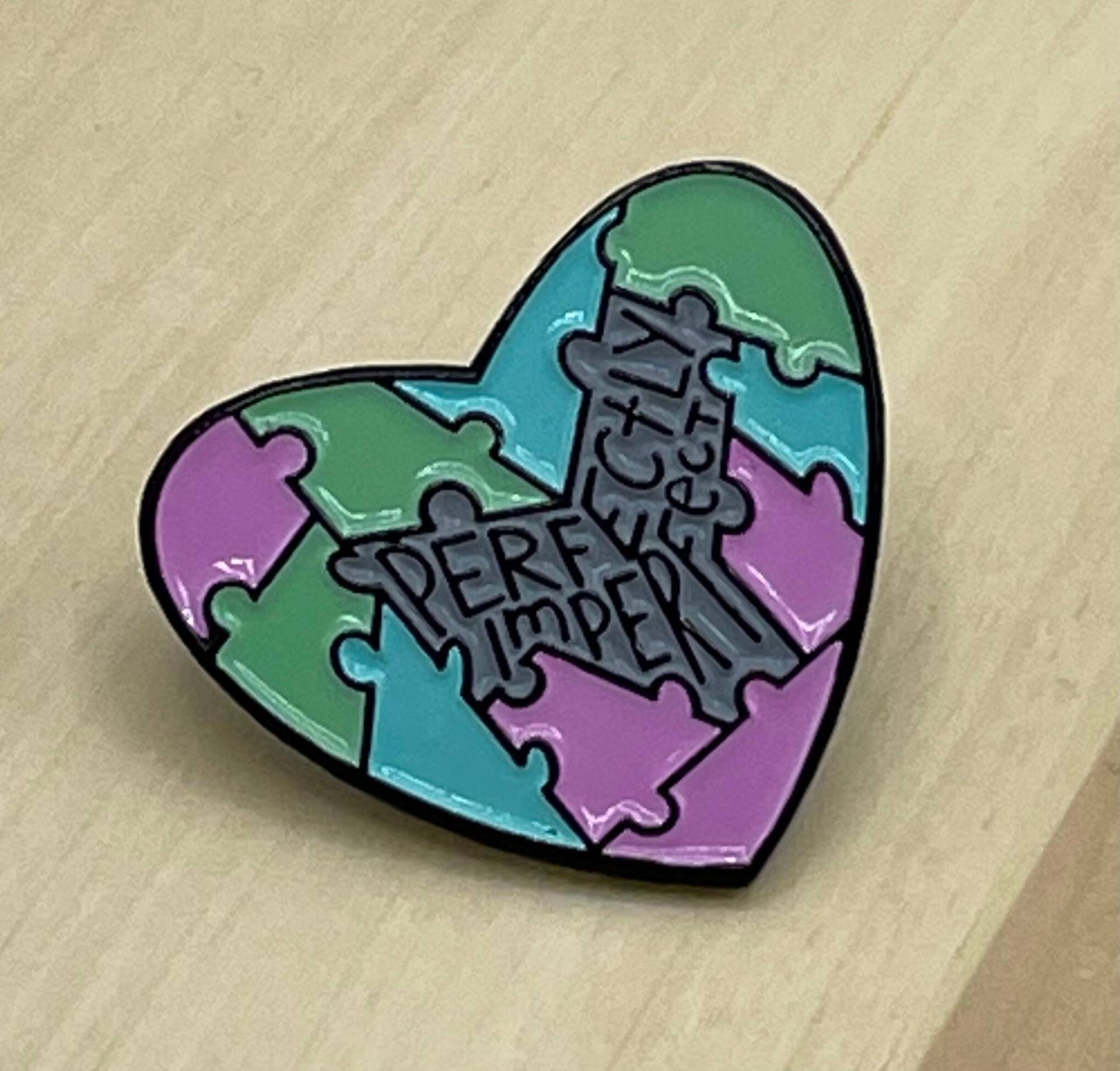 Perfekt Unperfekter Soft Enamel Pin Perfekt Unperfekter Soft Enamel Pin von StargazerLilyBtq