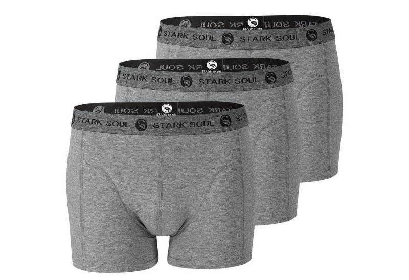 Stark Soul® Boxershorts Herren Boxershorts, 3er Pack, Retroshorts, Trunks - weiche Baumwolle 3er-Pack von Stark Soul®