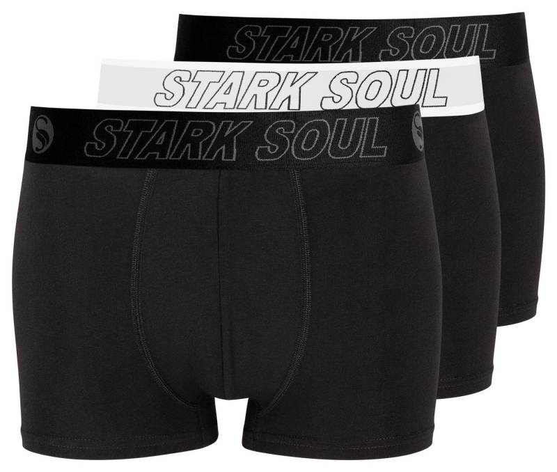 Stark Soul® Boxershorts Herren Boxershorts im 3er Pack Retroshorts Hipster Baumwoll-Unterhosen 3er - Pack von Stark Soul®