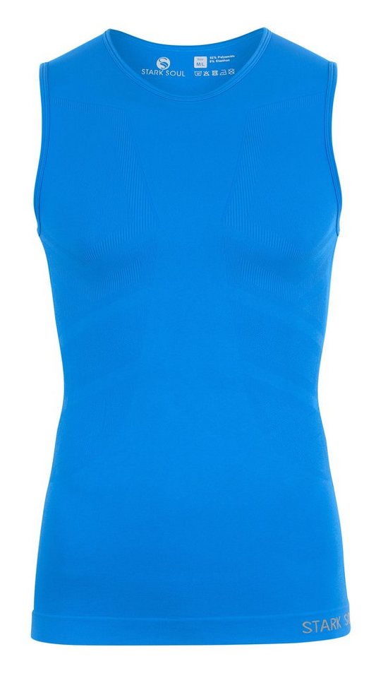 Stark Soul® Funktionsshirt Tanktop Unterzieh-Shirts Ärmellos Seamless - WARM UP - von Stark Soul®
