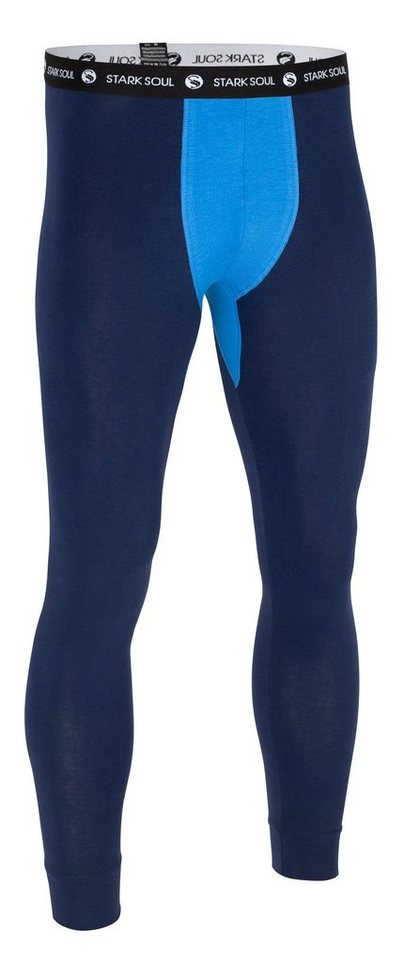 Stark Soul® Lange Unterhose "Long John" - Lange Unterhose mit weichem Web-Gummibund Logo Webbund von Stark Soul®