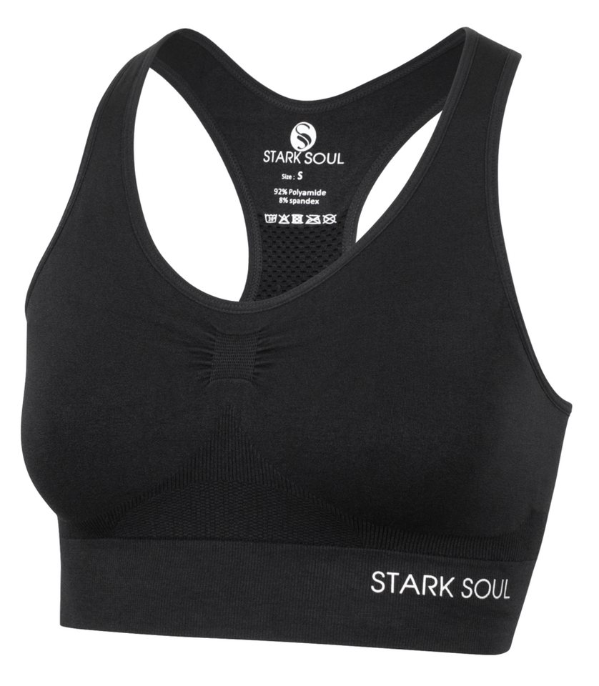 Stark Soul® Sport-BH Bra Light Support - Sport BH, doppellagig, für Damen Doppellagiges Material von Stark Soul®