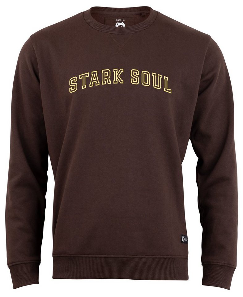 Stark Soul® Sweatshirt Sweatshirt "College" Rundhals-Sweater Unisex von Stark Soul®