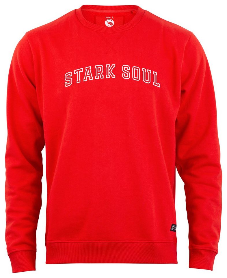 Stark Soul® Sweatshirt Sweatshirt "College" Rundhals-Sweater Unisex von Stark Soul®