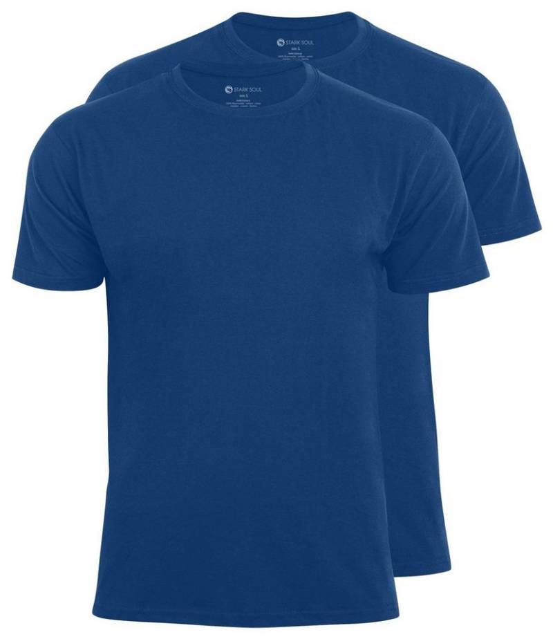 Stark Soul® T-Shirt T-Shirt, Baumwolle 2er Pack von Stark Soul®