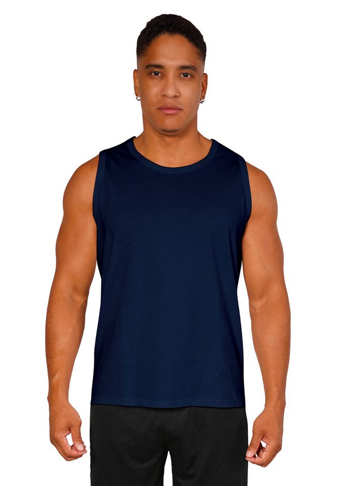 Stark Soul® Tanktop Tank Top Herren, Ärmelloses Sommer Shirt, aus reiner Baumwolle Single Jersey von Stark Soul®