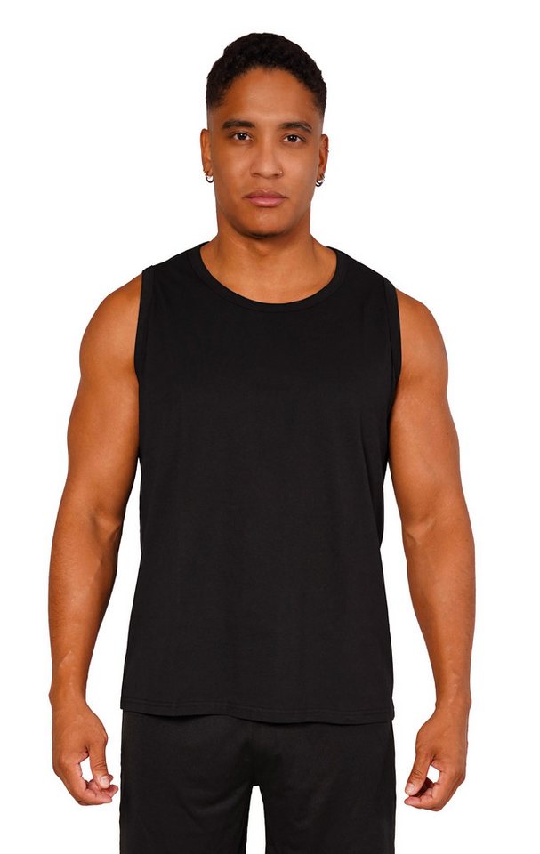 Stark Soul® Tanktop Tank Top Herren, Ärmelloses Sommer Shirt, aus reiner Baumwolle Single Jersey von Stark Soul®