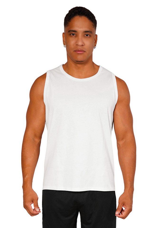 Stark Soul® Tanktop Tank Top Herren, Ärmelloses Sommer Shirt, aus reiner Baumwolle Single Jersey von Stark Soul®