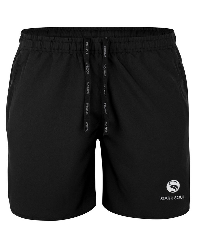 Stark Soul® Trainingsshorts Herren Sport Shorts -Reflect-, Funktionshose, Trainingsshort Spezielles Quick Dry Material von Stark Soul®