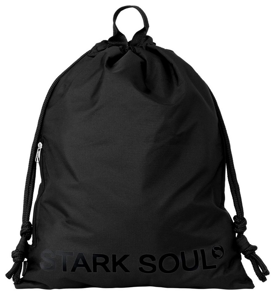 Stark Soul® Turnbeutel Turnbeutel-Rucksack mit Tragegriff und Seitentasche von Stark Soul®