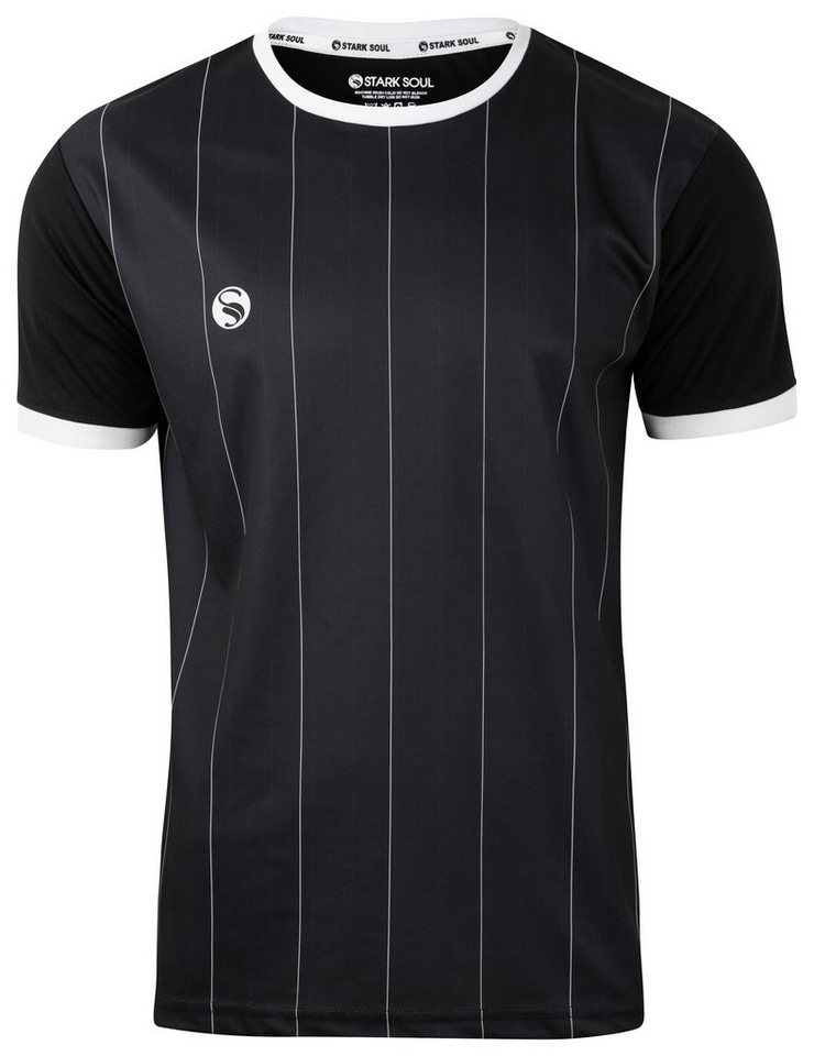 Stark Soul® T-Shirt Trainingsshirt Trikot Pinstripes", Herren Sport-Shirt, Kurzarm" von Stark Soul®