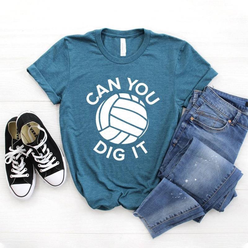 Can You Dig It Vollball T-Shirt Softstyle Unisex Vball Shirt von StarkAmbition