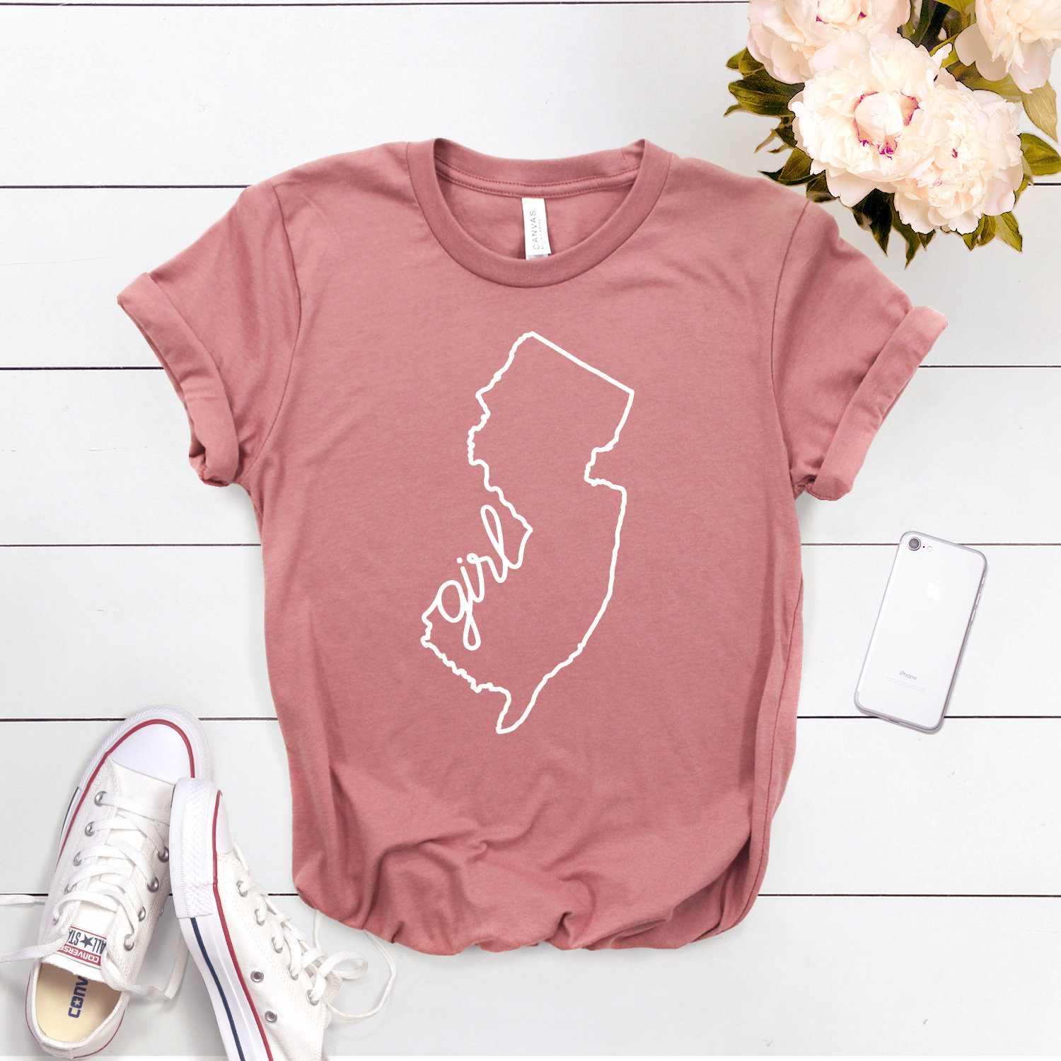 New Jersey Geschenk ∙ Mädchen Nj Home Shirt Ich Liebe Pride Softstyle Unisex T-Shirt von StarkAmbition