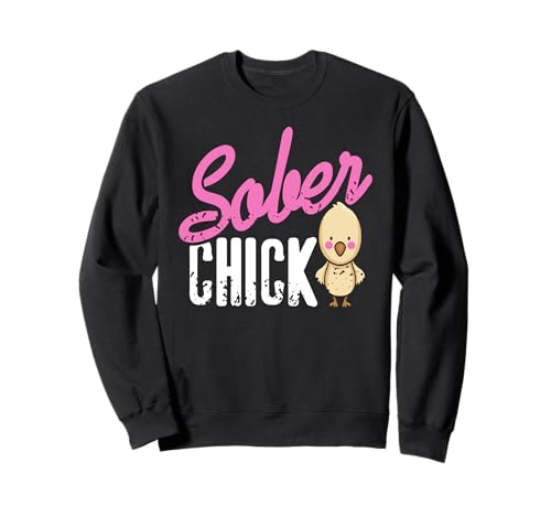 Nüchterne Chick Genesung Stolz Humorvolle Frauen Sweatshirt von Starke Frauen im Weg der Nüchternheit