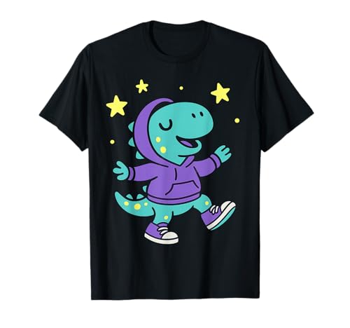 Magic Dino - süße tanzende Dinosaurier Kinder T-Shirt Magic Dino - süße tanzende Dinosaurier Kinder T-Shirt von Starlight Dino Club