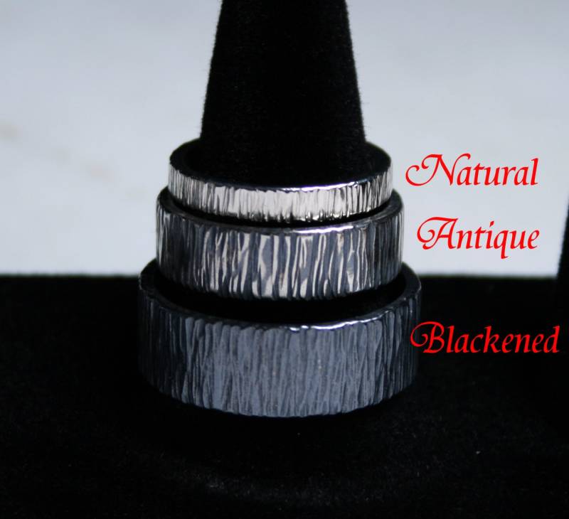 Baum Rinde. Schwergewicht 6 Mm Breiten 925Er Silber Voll Uk Gekennzeichnet Ehering. Groessen Ich Bis Z | Us 4 1/2-12 1/2 von StarlightAndShadows