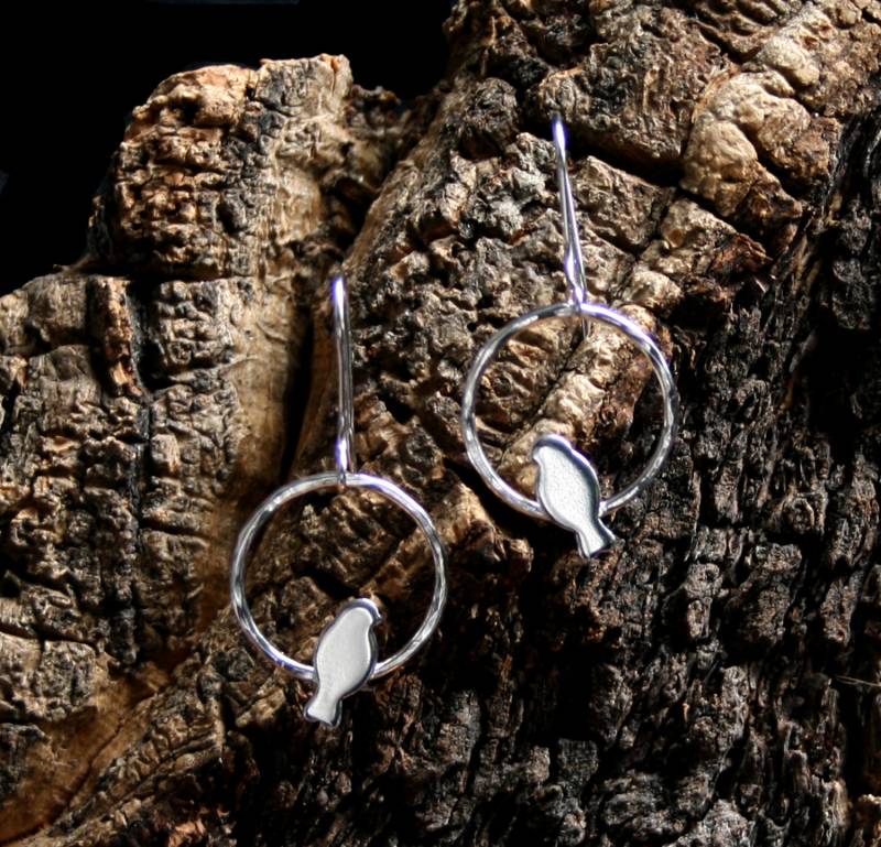 Little Bird Mis-Match Ohrringe. Eco-Freundliche-sterling-Silber. "Forest Friends" Kollektion. Exklusives Design. Wählen Sie Vogel. Mix Und Match von StarlightAndShadows