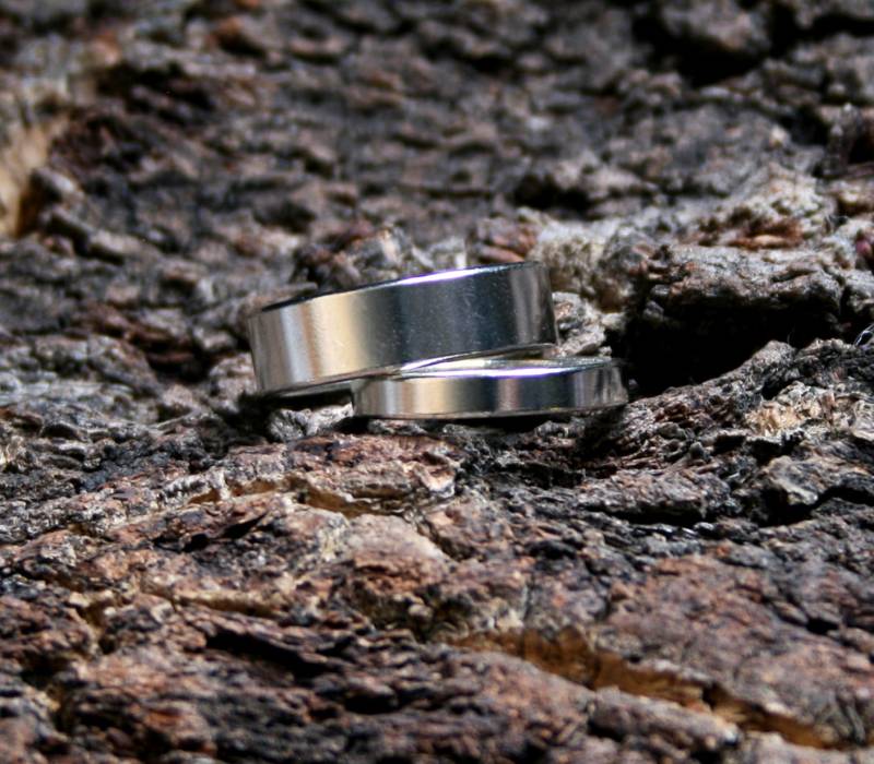 Schlicht "Satin Schimmer' Entwurf. Schwergewicht 6 Mm Breiten 925Er Silber Voll Uk Gekennzeichnet Ehering. Groessen Ich Bis Z | Us 4 1/2-12 1/2 von StarlightAndShadows