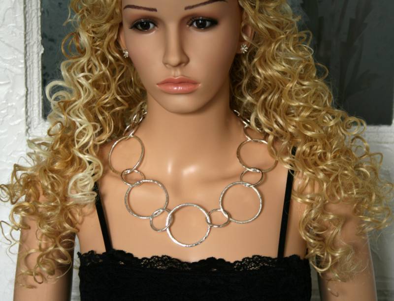 Traditionell Handgefertigte "Lucia' Anweisung Halskette. Voll Gekennzeichnet Uk Sterling Silber. Silberschmied, Metalsmith, Handwerker Gemacht von StarlightAndShadows