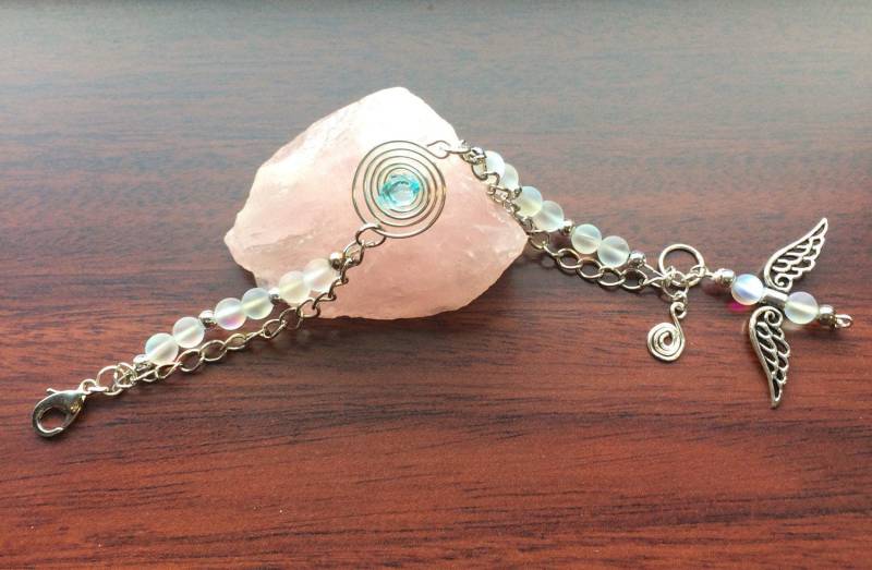 Freude Der Engel Wünsche - Starlight Crystal Joy Spirale Energie Armband Mit Aura Perlen von StarlightJoySpirals