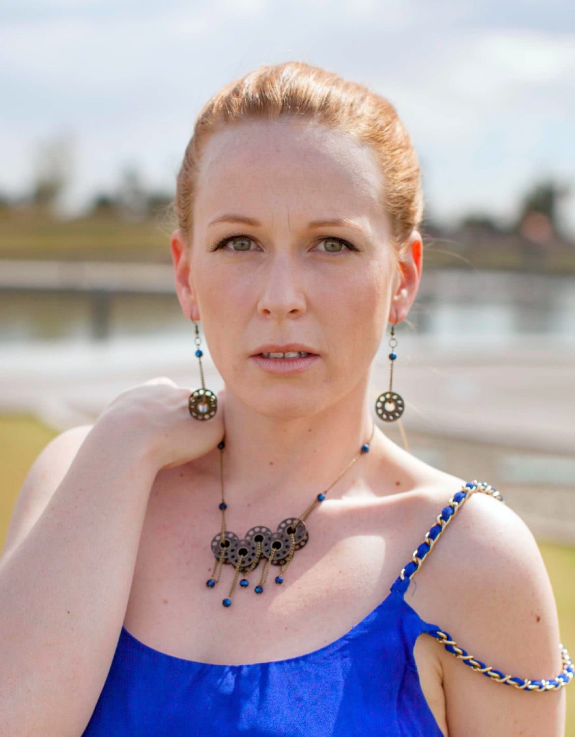 Einzigartiges Messing Klöppel Schmuckset Mit Kristallperlen Und Recycelter Kette von StarlightReclaim