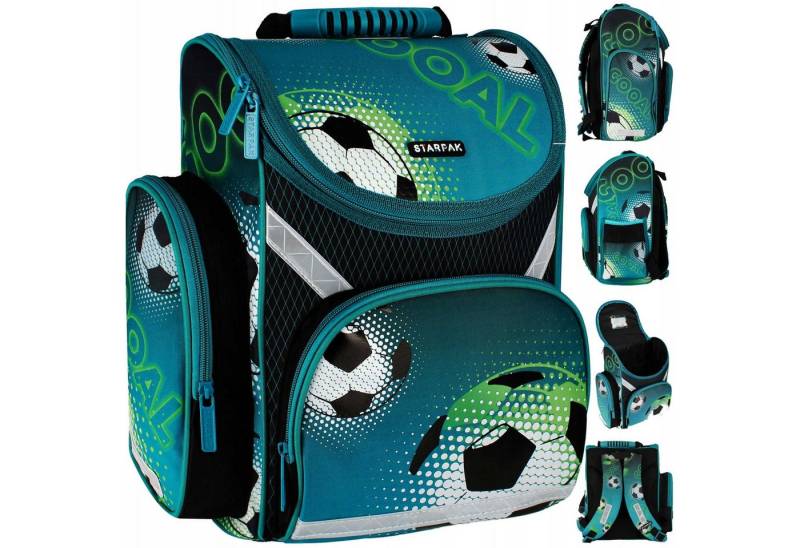 Starpak Schulranzen Starpak Schulranzen Jungen Fußball Leichter Rucksack Ergonomisch von Starpak