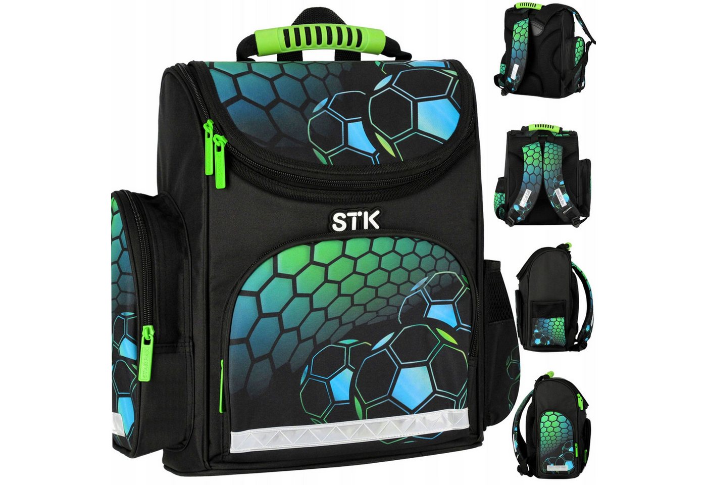 Starpak Schulrucksack Leichter, ergonomischer Schulrucksack mit viel Stauraum & Sicherheit von Starpak