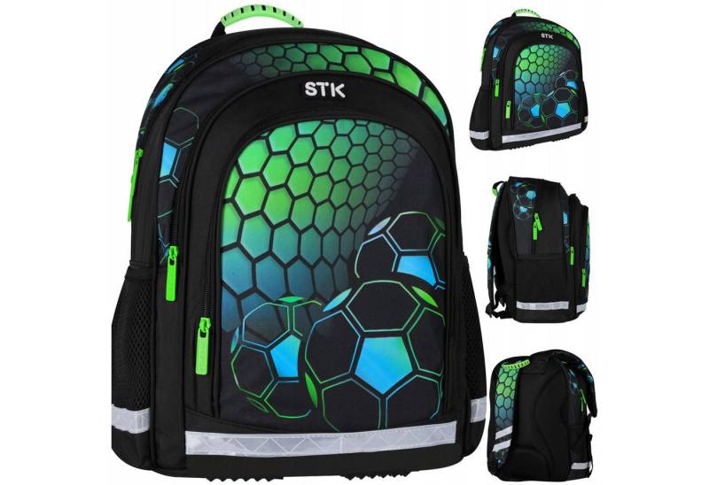 Starpak Schulrucksack Starpak Schulrucksack Fußball Junge Ergonomisch 1.–3. Klasse (1-tlg) von Starpak