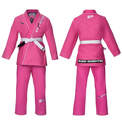 Starpro Ronin BJJ Gi 355 Gramm - Power Baumwollmischung - Weiß und Schwarz - Preshrunk Professional Martial Arts Kimono für Training und Wettkampf - Männer & Frauen von Starpro