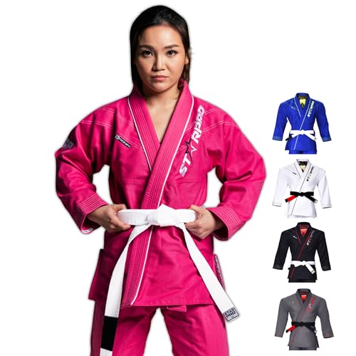 Starpro Ronin BJJ Gi 355 Gramm - Power Baumwollmischung - Weiß und Schwarz - Preshrunk Professional Martial Arts Kimono für Training und Wettkampf - Männer & Frauen von Starpro