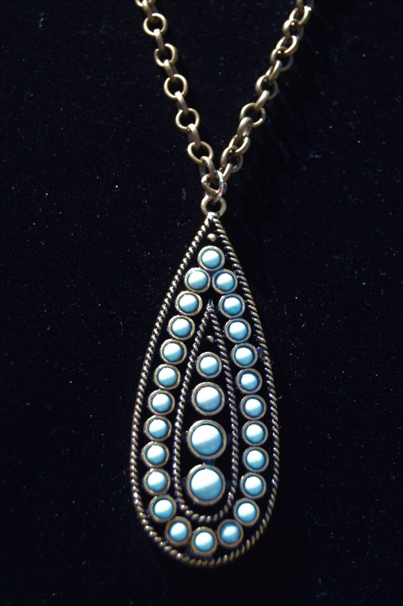 Sharon Große Tropfen Halskette Sharon Große Tropfen Halskette von StarrfliesByDeb