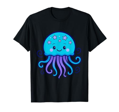 Türkisfarbener Mondgelee für neugierige Kinder & Tweens Kids Art! T-Shirt von Starry Marine Kids Children Tweens Schoolers Youth