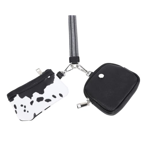 Starrypxl Mini Reißverschluss Armband Brieftasche wasserfeste abnehmbare modische Dual -Beutel -Münze Geldbeutel für Karten für Karten Bargeld Münzschlüssel Kosmetik Reise Shopping von Starrypxl