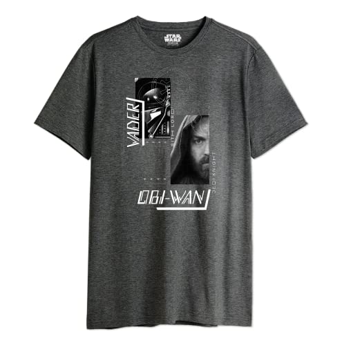 Stars Wars Herren Meswobits006 T-Shirt, Anthrazit, XL von Star Wars