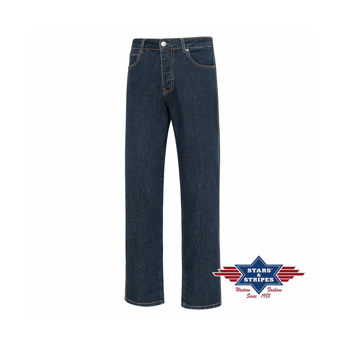 Bootcut-Jeans, Herren Jeanshose Owen v. Stars&Stripes W33/L34 von Stars & Stripes