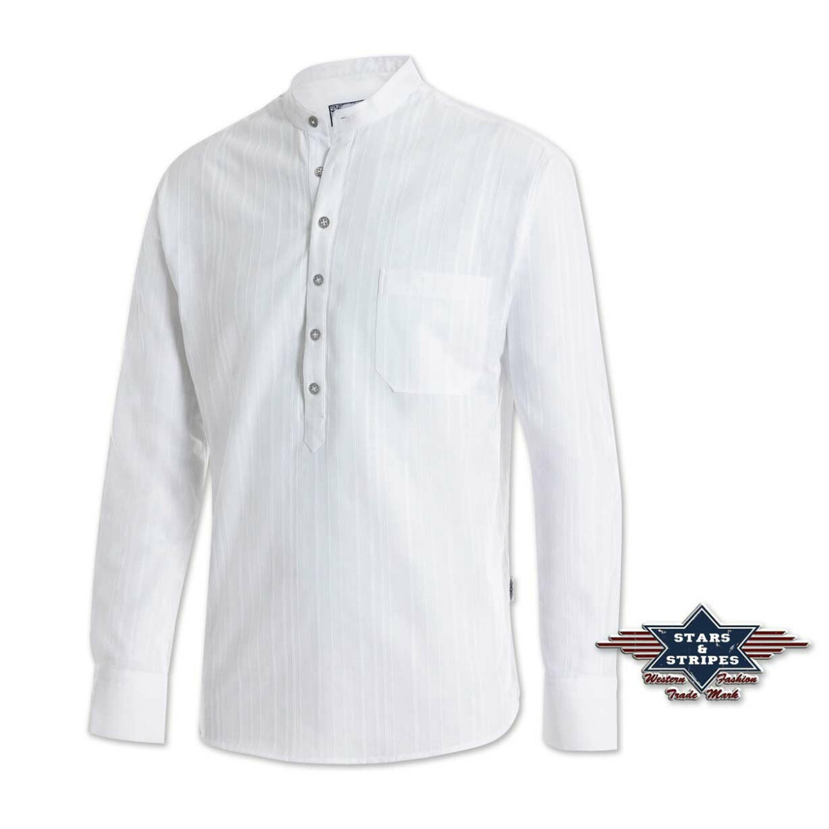 Oldstyle Shirt, Westernhemd, Stehkragenhemd Farmer" v. Stars&Stripes S" von Stars & Stripes