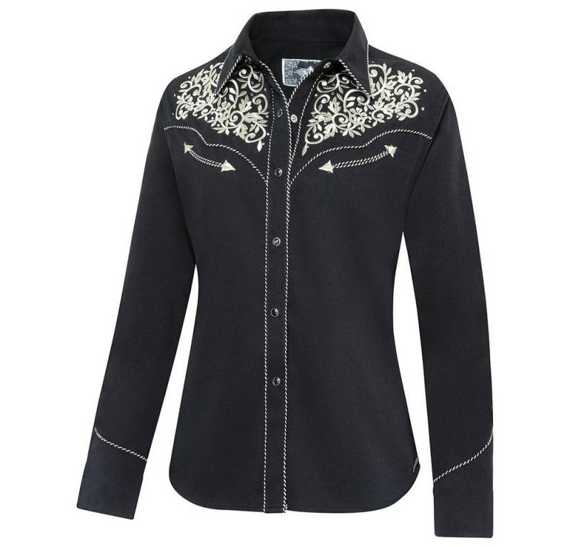 Stars & Stripes Langarmbluse Westernbluse Holly mit Bestickung von Stars & Stripes