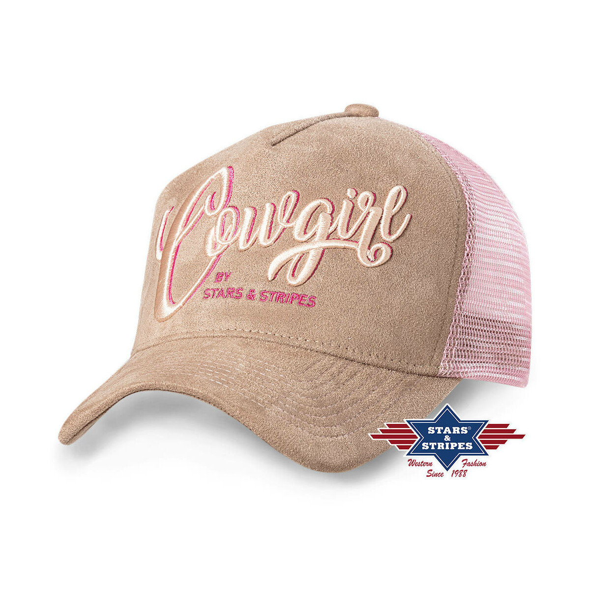 Western Trucker Cap COWGIRL, Baseball Cap von Stars & Stripes