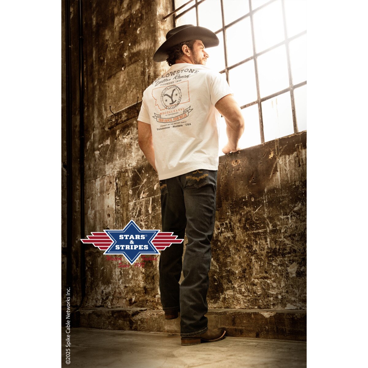 YELLOWSTONE T-Shirt Your Ranch Your Rules von Stars & Stripes