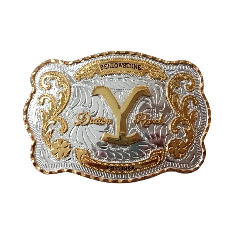 Yellowstone Dutton Ranch Western Gürtelschnalle von Stars & Stripes