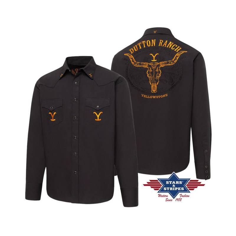 Yellowstone Westernhemd - Protect the Family Größe XL von Stars & Stripes