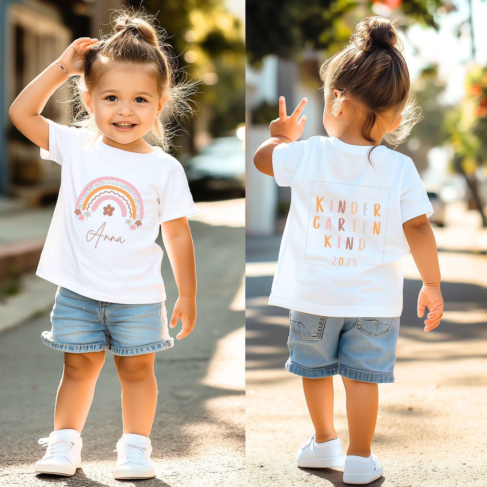 Kindergartenkind T-Shirt Personalisiert, Tshirt Kindergartenkinder, Kindergarten Tshirt, Kindergartenstart 2025, Geschenkidee Kitastart 2025 von Starsandcuddles