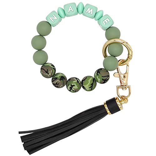 Starsprairie Personalisiertes Armband Schlüsselanhänger Silikon Perlen Elastischer Schlüsselanhänger Armband Armreif Quaste Tragbares Haus Autoschlüssel Ring Starsprairie Personalisiertes Armband Schlüsselanhänger Silikon Perlen Elastischer Schlüsselanhänger Armband Armreif Quaste Tragbares Haus Autoschlüssel Ring von Starsprairie