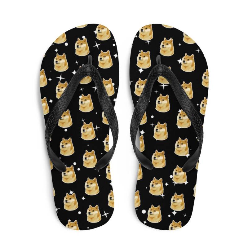 Krypto Flip-Flops, Dogecoin Meme Digitale Währung Geschenk Flip-Flops von StartCrypto