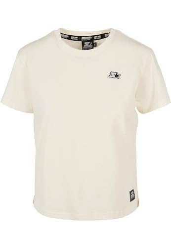 STARTER BLACK LABEL Damen T-Shirt Ladies Starter Essential Jersey, Farbe palewhite, Größe L von STARTER BLACK LABEL