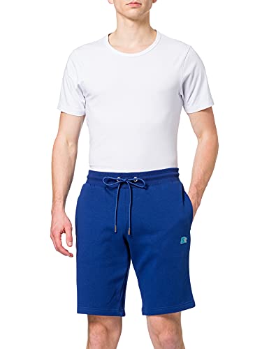 STARTER BLACK LABEL Herren Jogginghose Starter Essential Sweat Shorts, Farbe Space Blue, Größe M von STARTER BLACK LABEL