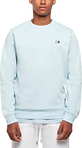 STARTER BLACK LABEL Herren Sweatshirt Starter Essential Crewneck, Farbe icewaterblue, Größe M von STARTER BLACK LABEL