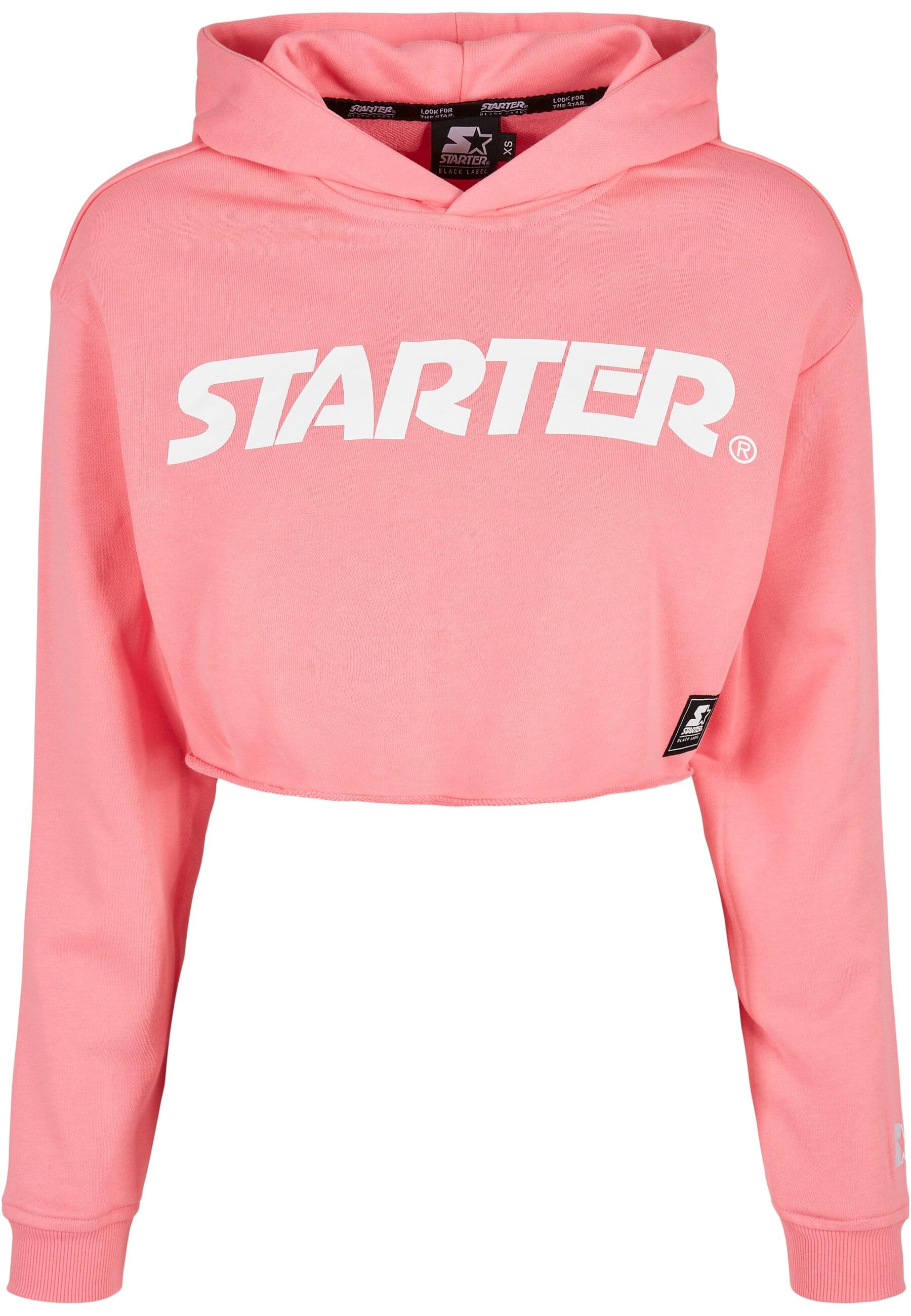 Starter Black Label Rundhalspullover "Starter Black Label Damen Ladies Starter Cropped Hoody" 1 Stk. von Starter Black Label